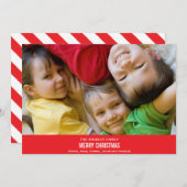 Vet rode kerstkaart (Voorkant / Achterkant)