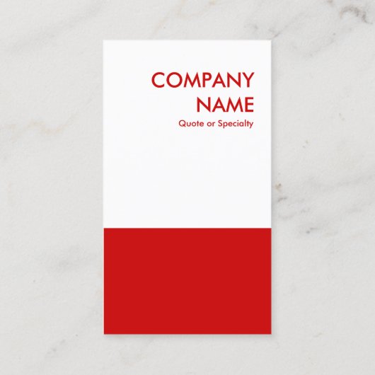 vet rood visitekaartje (Achterkant)