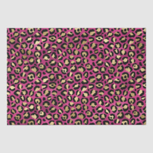 Vet roze luipaardprint   Glamour dier patroon Tissuepapier