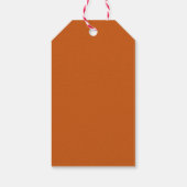 Vet Roze Sinaasappel Rood Retro Groovy Disco Bruil Cadeaulabel (Achterkant)