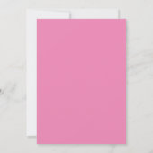 Vet Roze Turquoise Blauw Moderne 60e Verjaardag Kaart (Achterkant)