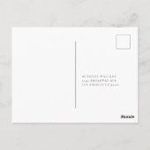 Vet RSVP-invoegBriefkaart Briefkaart (Achterkant)