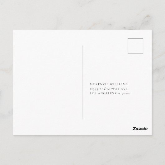 Vet RSVP-invoegBriefkaart Briefkaart (Achterkant)