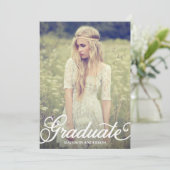 Vet script 2 | Uitnodiging van de Graduation Party (Staand voorkant)