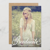 Vet script 2 | Uitnodiging van de Graduation Party (Voorkant / Achterkant)