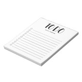 Vet script aanbieden notitieblok (Gedraaid)