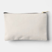 Vet Script Stijlvol Beige Monogram en Naam Etui (Achterkant)