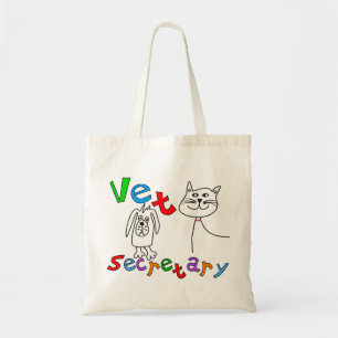 Vet Secretary Gifts, Veterinary Kantoor Secretary Tote Bag