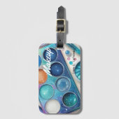 Vet Sparkle Make-up Palet Bagagelabel (Voorkant (verticaal))