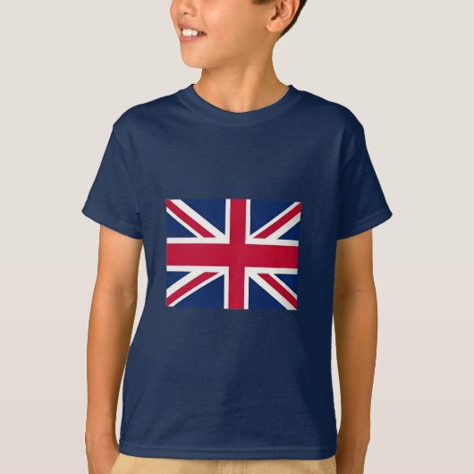 Vet T-shirt met Britse vlag (Voorkant)