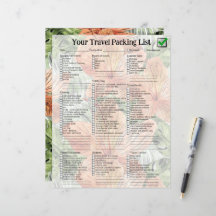 Vet Tangerine Tropische Bloemen Waterverf Graphic