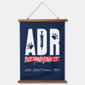 Vet Tech ADR., maar de diergeneeskundige chirurgie Hangend Wandkleed (Voorkant)