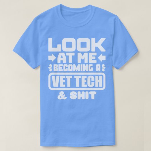 Vet Tech Afstuderen T-shirt (Design voorkant)