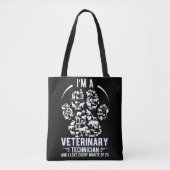 Vet Tech Appreciation Veterinary Technicier Draagtas (Voorkant)