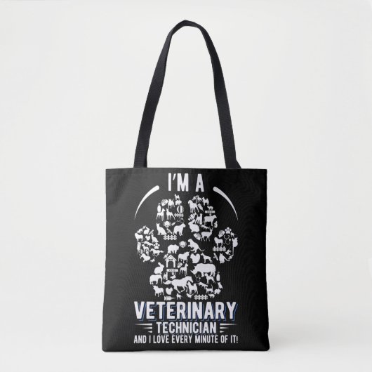 Vet Tech Appreciation Veterinary Technicier Draagtas (Voorkant)
