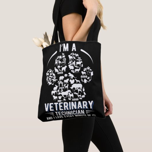 Vet Tech Appreciation Veterinary Technicier Draagtas (Dichtbij)