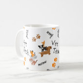 Vet Tech avec chats et chiens tasse de café (Devant gauche)