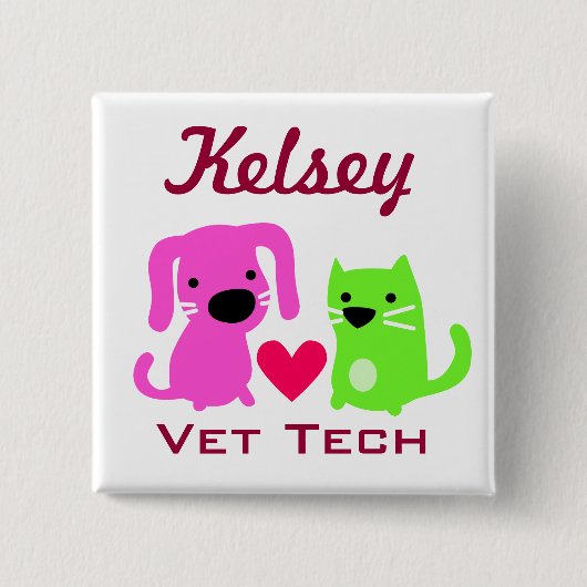Vet Tech Button (Voorkant)