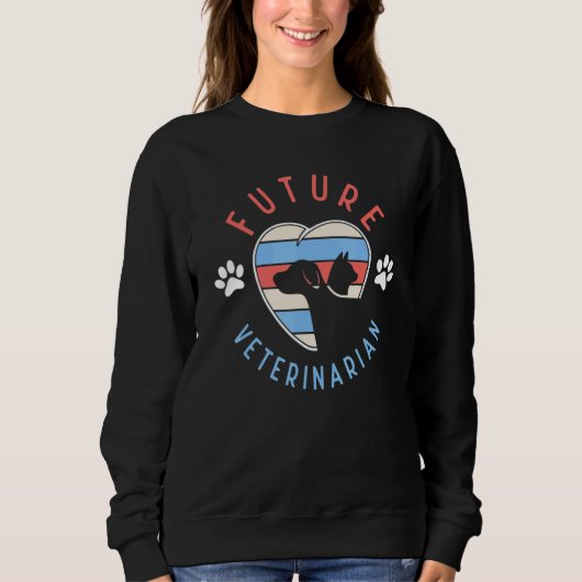 vet tech for Future Veterinarian Trui (Voorkant)