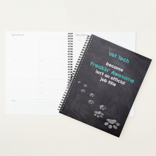 Vet Tech. . . Freakin-Geweldige wonderwerker Planner (Display)