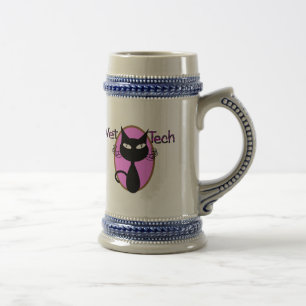 Vet Tech Gifts "Schattig katteontwerp" Bierpul