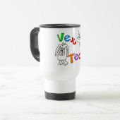 Vet Tech Gifts, veterinair technicus Reisbeker (Voorkant links)