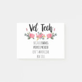 Vet Tech Gratitude Dankuwel Post-it® Notes (Voorkant)