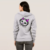 Vet-tech kattehoed hoodie (Achterkant volledig)
