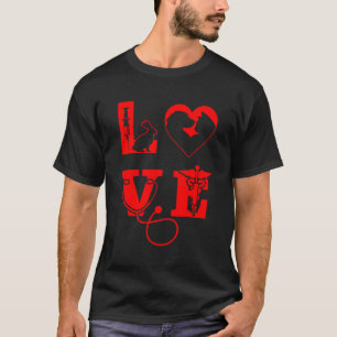 Vet Tech Love Animal Veterinaire Technicus T-shirt