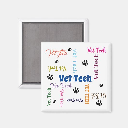 Vet Tech Magnet (Recto/Verso)
