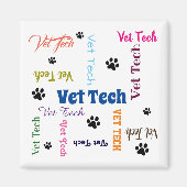 Vet Tech Magnet Magneet (Voorkant)