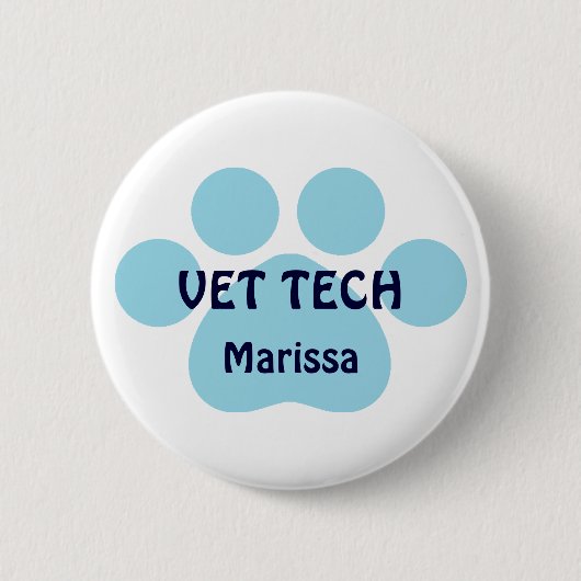 Vet Tech Ronde Button 5,7 Cm (Voorkant)