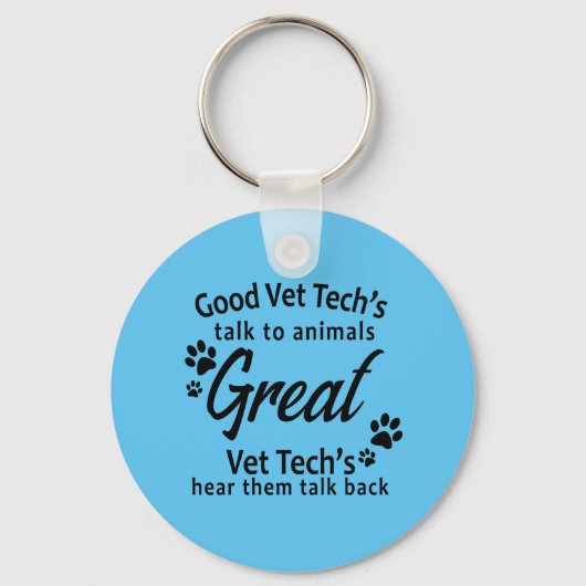 Vet Tech Sleutelhanger Gift (Voorkant)