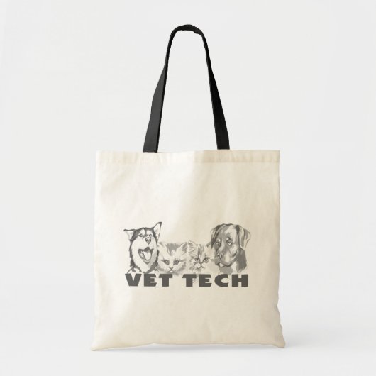Vet Tech Tote Bag (Voorkant)