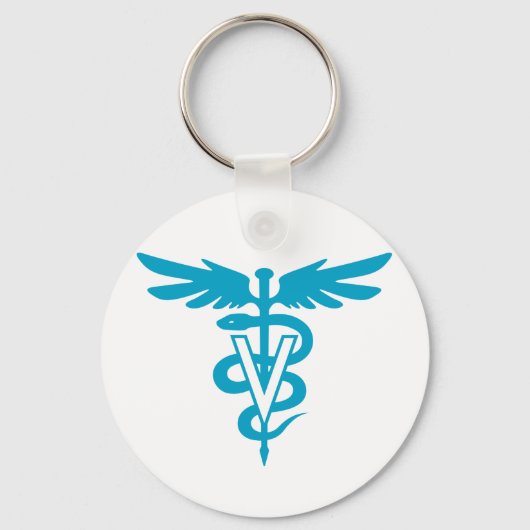 Vet Tech - veterinair symbool Sleutelhanger (Voorkant)