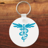 Vet Tech - veterinair symbool Sleutelhanger (Voorkant)