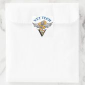 Vet Tech Vierkante Sticker (Tas)