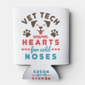 Vet Tech Warm Hearts for Cold Noses Blikjeskoeler (Achterkant)