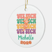 Vet Technician  Keramisch Ornament (Links)