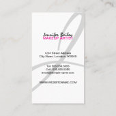 Vet Tekstmakreel Visitekaartje (Achterkant)