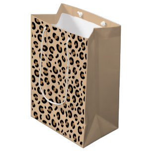 Vet tigergestreepte patroon – Dierenprintontwerp Medium Cadeauzakje