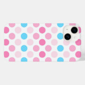 Vet Transfeminine Pride Flag Kleuren Polkadots Case-Mate iPhone Case (Achterkant (horizontaal))