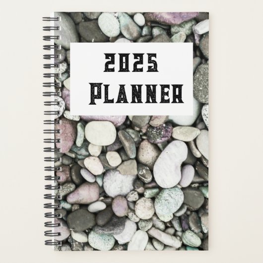 Vet Tropisch Patroon Monogram 2025 Planner (Voorkant)