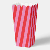 Vet Typografie, Roze en Rode Bruiloft Bedankdoosjes (Achterkant)