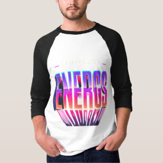 Vet Typografie T-shirt met Gradient "Limitless E