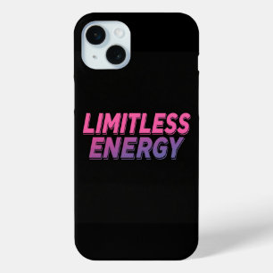 Vet Typografie Telefoon Hoesje met Gradient "Limit
