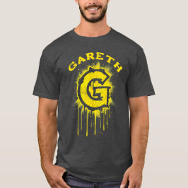 Vet & Urban - Graffiti G Monogram Initiaal T-shirt