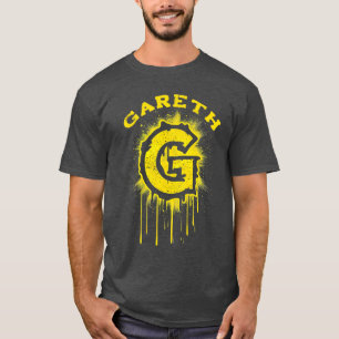 Vet & Urban - Graffiti G Monogram Initiaal T-shirt