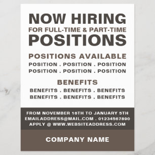 Vet Vacature Recruitment Adverteren Flyer