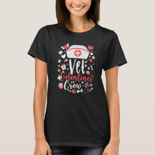Vet Valentijns Verpleegkundige Crew T-shirt Huisdi